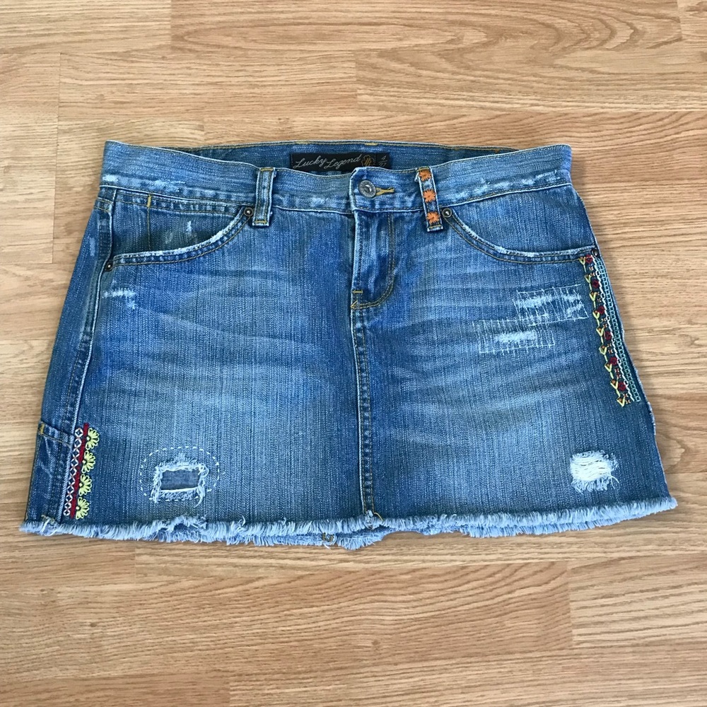 Lucky Legend Sister Carpenter Denim Skirt